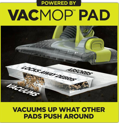 Shark VACMOP™ Cordless Hard Floor Vacuum Mop with Disposable VACMOP™ Pad- NEW IN BOX!!