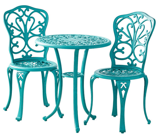 The Pioneer Woman Goldie 3-Piece Garden Bistro Set, Teal!! NEW IN BOX!!
