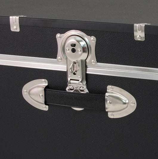Seward Trunks 25 Gallon Wood, Plastic and Metal Trunk with Lock, Black!! - BRAND NEW!!