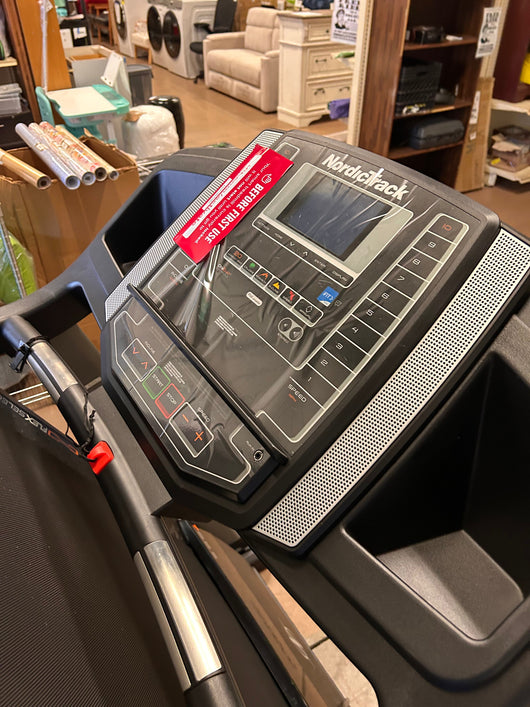 NordicTrack T Series Treadmills!  -Brand new and Assembled but has crack plastic from shipping, we cover open spaces with tape - Works perfectly!