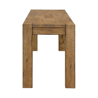 Better Homes & Gardens Bryant Solid Wood Dining Bench, Rustic Brown**New and assembled**