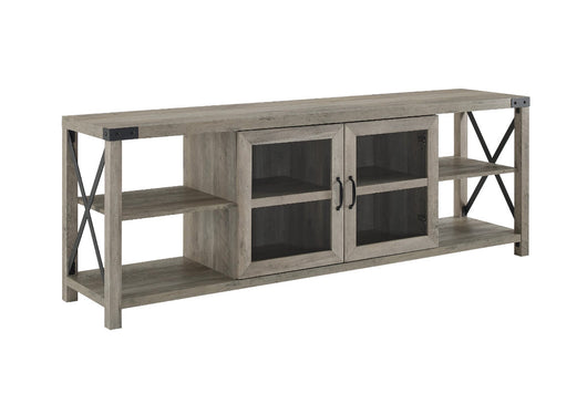 !!REDUCED!! Walker Edison 70” Farmhouse TV Stand Grey Wash (new in the box)