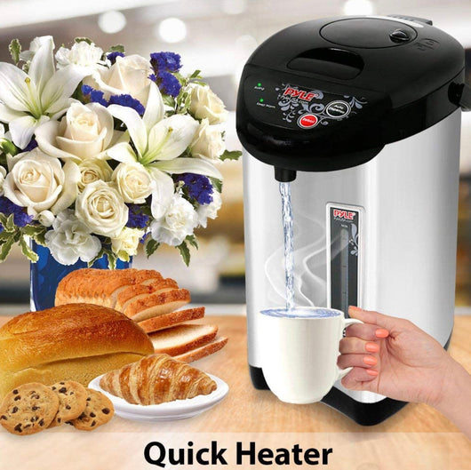 NutriChef Hot Water Urn Pot Insulated, Stainless Steel, Auto & Manual Dispense,3.38 QT /3.2L - NEW IN BOX!!!