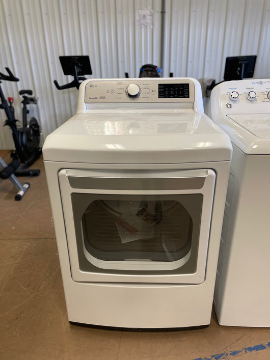 LG EasyLoad Smart Wi-Fi Enabled 7.3-cu ft Electric Dryer (White) ENERGY STAR  USED TESTED WORKS GREAT