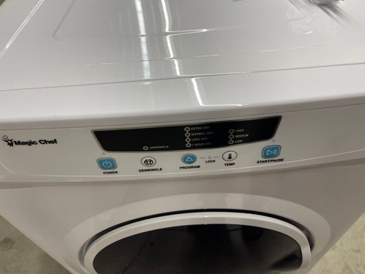 Magic Chef 3.5 cu. ft. Compact Electric Dryer, White- new - scratch and dent item
