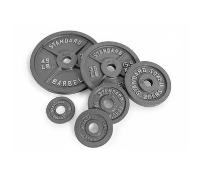 CAP Barbell Gray Olympic Cast Iron Weight Plate, 35 lb, Pair of 2- NEW OUT OF THE BOX!!!!