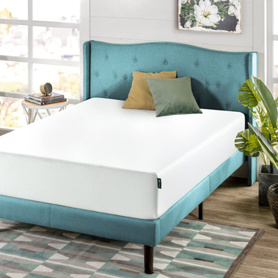 Zinus 10 Inch Green Tea Memory Foam Mattress / CertiPUR-US Certified / Bed-in-a-Box / Pressure Relieving, Full**New in box**