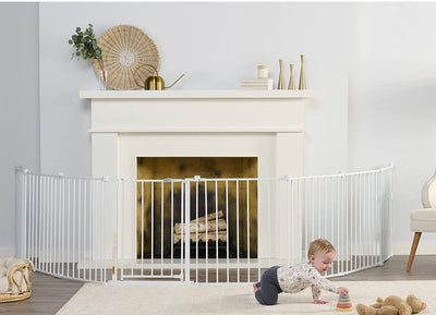 Regalo 192-Inch Super Wide Adjustable Baby Gate and Play Yard, 4-In-1, Bonus Kit, 4 Count (Pack of 1