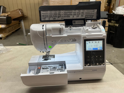 Brother Computerized Sewing and Embroidery Machine, Wireless LAN Connected, 193 Built-in Embroidery Designs, 241 Built-in Stitches, 3.7" LCD Touchscreen Display!! LIGHTLY USED(SOME MINOR ACCESSORIES ARE MISSING BUT MAJOR PARTS ARE ALL THERE)!!
