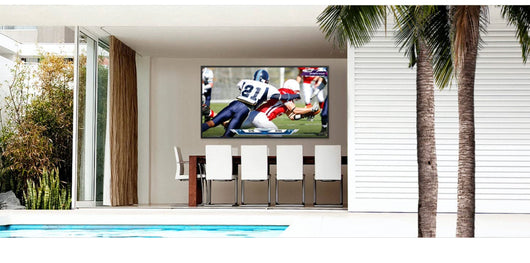 SAMSUNG 55-inch Class QLED 4K UHD The Terrace Series Outdoor Direct Full Array 16x Quantum HDR 32x, Weatherproof, Wide Viewing Angle, Smart TV with Alexa Built-in (QN55LST7TAFXZA, 2020 Model)- NEW IN BOX !
