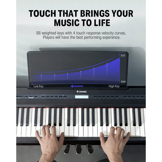 Donner DEP-10 - Digital piano with stand!  -Brand new in the box or assembled