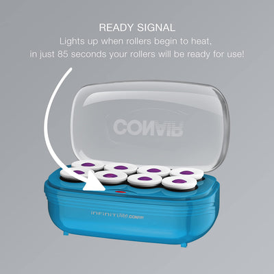 Conair Hot Rollers, Instant Heat 2-Inch Tourmaline Ceramic Hot Rollers for Hair Curling, Hair Styling Tools & Appliances**New in box**