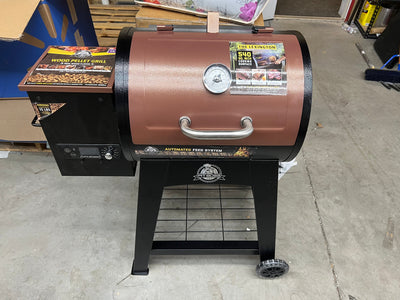 Pit Boss Lexington 540 sq. in. Wood Pellet Grill w/ Flame Broiler and Meat Probe!! NEW AND ASSEMBLED, MINOR SCRATCH FROM SHIPPING(BARELY NOTICEABLE)!!