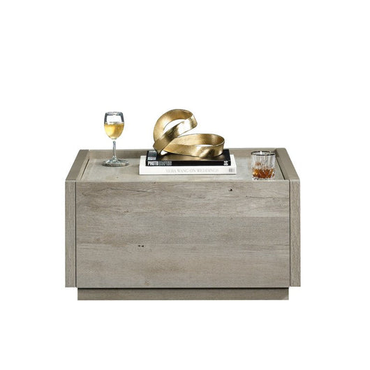 Sauder Manhattan Gate Modern Square Coffee Table, Mystic Oak Finish**New in Box**