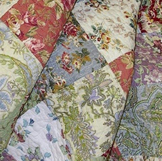 Greenland Home Blooming Prairie Throw Blanket, Full, Multi- NEW IN BAG!!!