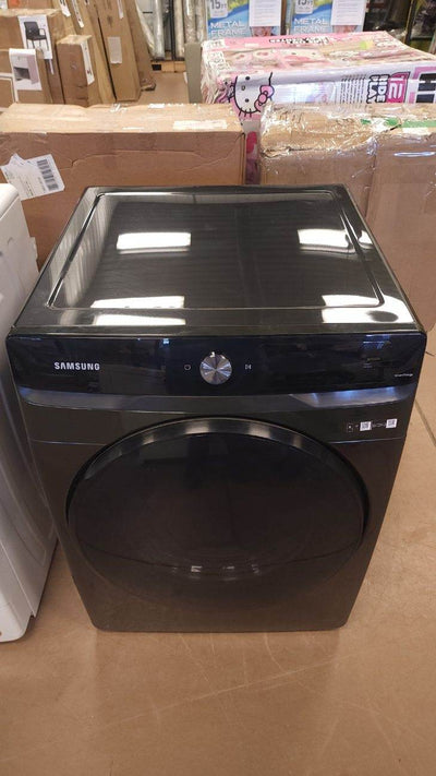 Samsung 7.5-cu ft Stackable Steam Cycle Electric Dryer (Brushed Black) ENERGY STAR USED TESTED WORKS GREAT