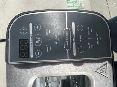 Ninja ST101 Foodi 2-in-1 Flip Toaster, 2-Slice Capacity, Compact Toaster Oven, Snack Maker, Reheat, Defrost, 1500 Watts, Stainless Steel- Lightly Used, Very Clean (Tested and Works Great!!!)