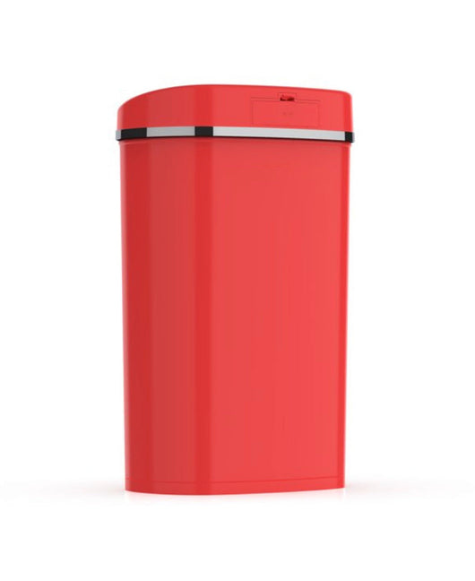 Mainstays 13.2 gal/50 L Motion Sensor Kitchen Garbage Can, Red Stainless Steel- NEW IN BOX!!!!