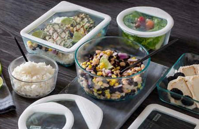 Pyrex 10-piece Ultimate Glass Food Storage Set- NEW IN BOX!!!