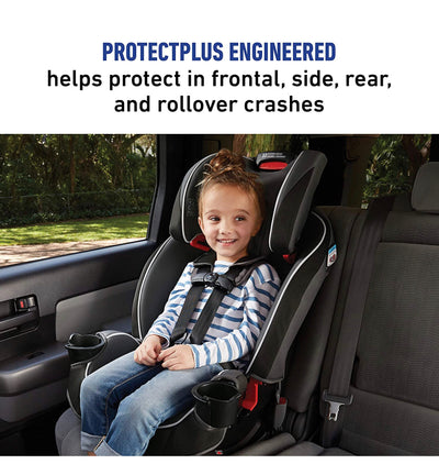 Graco Slimfit 3 in 1 Car Seat | Slim & Comfy Design Saves Space in Your Back Seat, Redmond- NEW