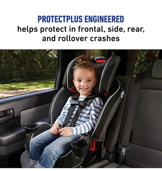 Graco Slimfit 3 in 1 Car Seat | Slim & Comfy Design Saves Space in Your Back Seat, Redmond- NEW