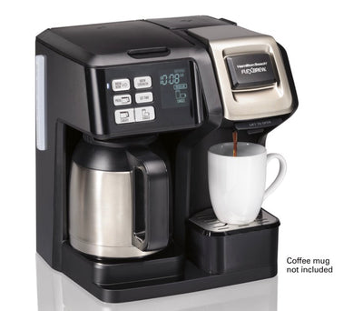 Hamilton Beach FlexBrew Trio Coffee Maker , 10 Cup Thermal, Black & Stainless- USED BUT VERY CLEAN!!!