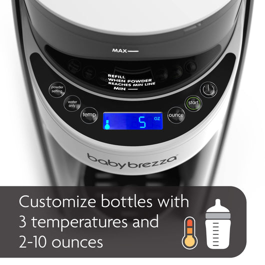 New and Improved Baby Brezza Formula Pro Advanced Formula Dispenser Machine - Automatically Mix a Warm Formula Bottle Instantly - Easily Make Bottle with Automatic Powder Blending**New in box**