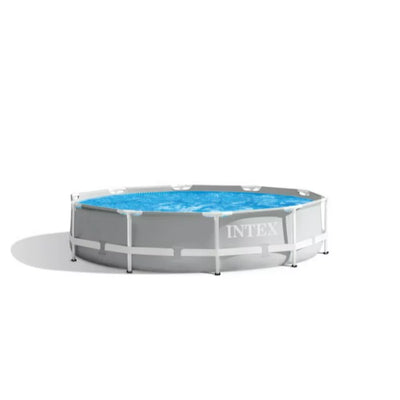 Intex 26701EH 10ft x 30in Prism Metal Frame Above Ground Swimming Pool with Pump**New in Box**