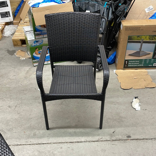 Atleisure 2 Pack Stack Woven chairs**New small damage from shipping**