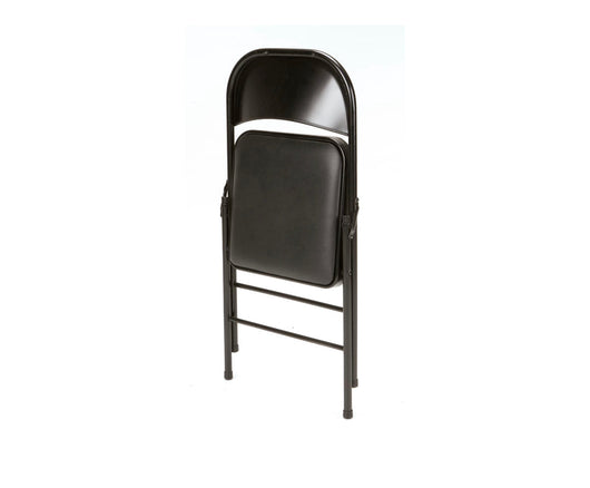 Mainstays Vinyl Folding Chair (4 Pack), Black- NEW IN BOX!!!