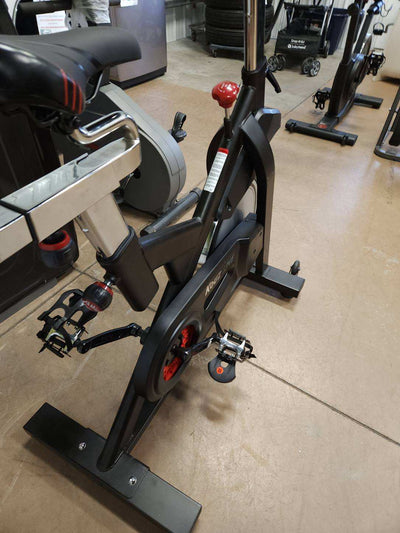 Magnetic Resistance Stationary Exercise Bike with LCD monitor (new and assembled with small scratch- photos shown)