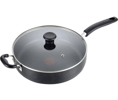 T-fal B36290 Specialty Nonstick 5 Quart Jumbo Cooker Saute Pan with Glass Lid, Black- NEW IN BOX!!