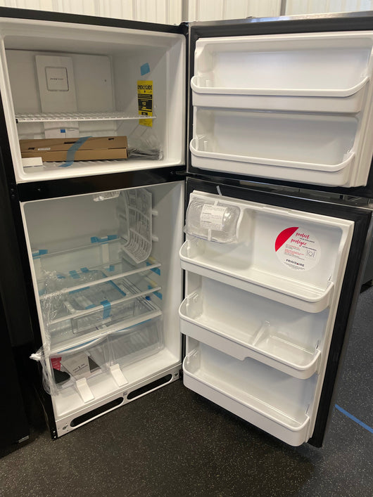 Frigidaire  20.5-cu ft Top-Freezer Refrigerator (Stainless Steel)!  -Brand new, scratch & dent photos shown -Automatically 20% OFF AT CHECKOUT!!! (PRICE AFTER 20% = $583)