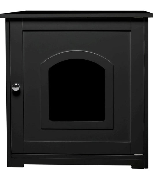 zoovilla Kitty Litter Loo – Hidden Litter Box Furniture, Black**New in Box**