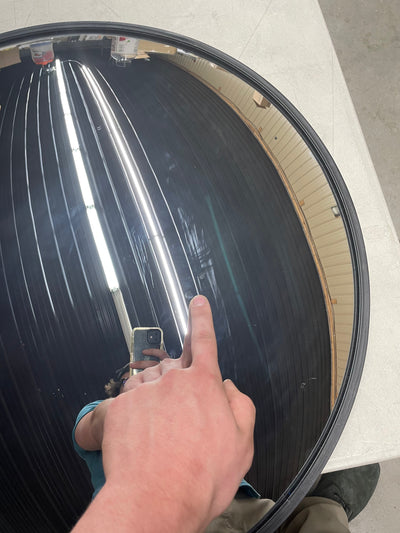 Vision Metalizers - OC2600 26” Acrylic outdoor Convex Mirror**New,small scratches from shipping**