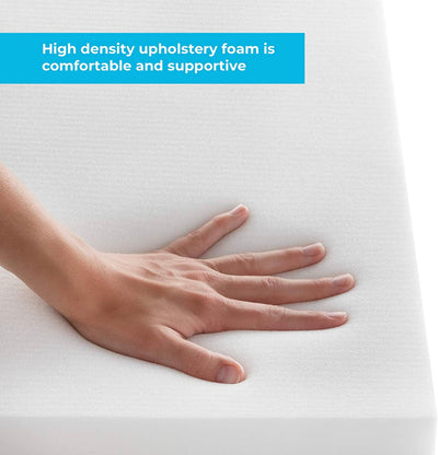 Linenspa High Density Cushion Craft Foam - Perfect for Chairs, Sofas, Headboards, and DIY Projects, 4" x 24" x 72", White- NEW IN BOX!!!!