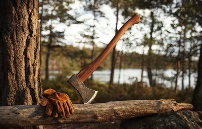 1844 Helko Werk Germany Traditional Black Forest Woodworker Axe - Made in Germany, Head 2.25 lbs, Handle 24 in.- BRAND NEW! (Missing protective oil)