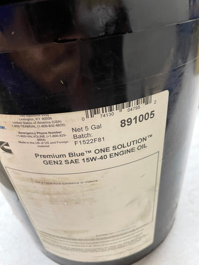 Valvoline Diesel Engine Oil,15W-40,Conventnl, 5gal bucket  part number 891005-