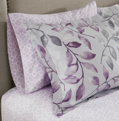 Home Essence Rowan Ultra Soft Microfiber Complete Comforter Set, Purple, Full- NEW IN BAG!!!