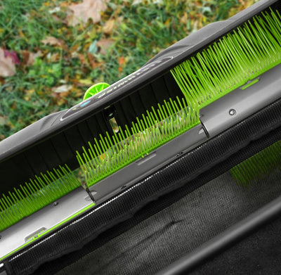 Earthwise LSW70021 21-Inch Leaf & Grass Push Lawn Sweeper, Width, Black- NEW IN BOX!!!