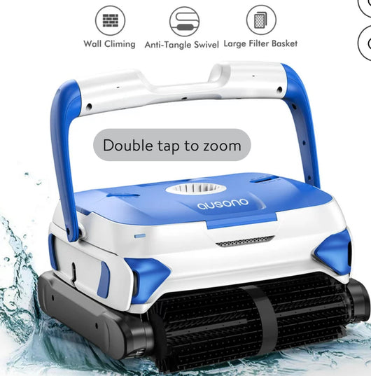 Ausono Automatic Pool Cleaner with Wall Climbing for Inground Swimming Pool- new in box