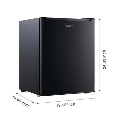 Galanz 2.7 cu ft Single Door Mini Fridge**Dented**