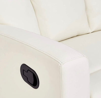 JC Home Recliner, Creamy White- NEW AND ASSEMBLED!!!