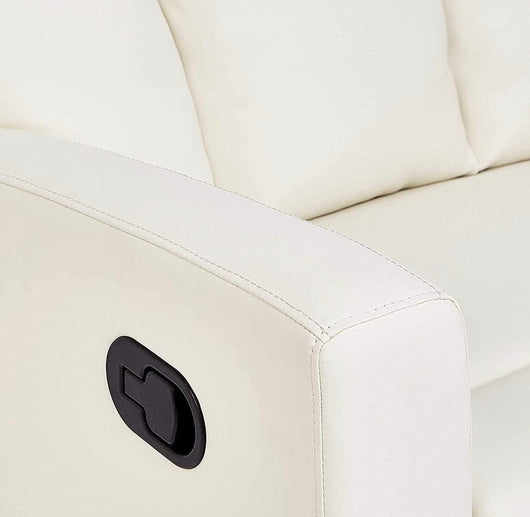 JC Home Recliner, Creamy White- NEW AND ASSEMBLED!!!