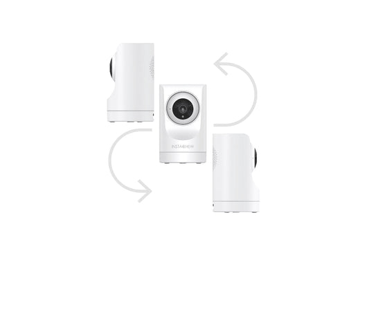 Instachew Puresight 1080P WiFi Pet camera, Indoor Home Security Surveillance Dog Camera with Night Vision, Cat camera Motion Detector, 2 way audio, video recording, 360-degree rotation, 2.4GHz, White (new in the box)