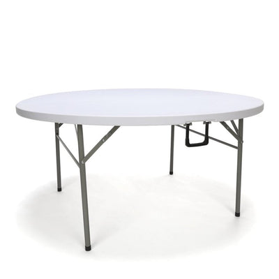 OFM Essentials Collection 60" Round Center-Folding Utility Table, in White**New**