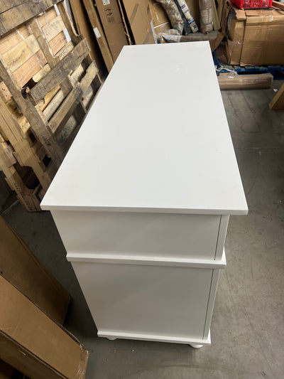 Caramia Kids Carlie 3-piece Nursery Furniture Set, White!! BRAND NEW, DRESSER IS FULLY ASSEMBLED NOT IN A BOX HAS VERY MINOR SCUFFS ON TOP FROM SHIPPING, CRIB IS NEW IN THE BOX!!