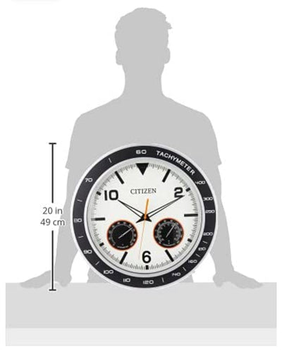 Citizen CC2019 Outdoor Wall Clock, Black**New in box**