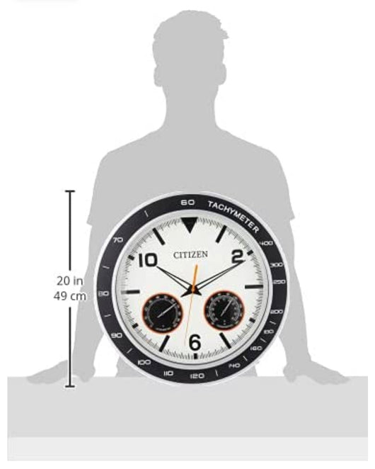 Citizen CC2019 Outdoor Wall Clock, Black**New in box**
