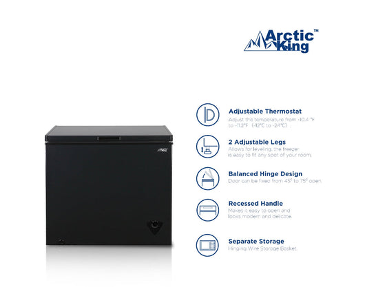 Arctic King 7 cu ft -  chest freezer -brand new - tested - dented from shipping!!!